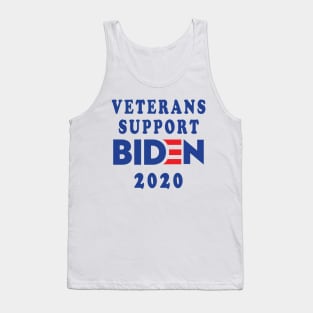 Veterans support Biden 2020 Tank Top